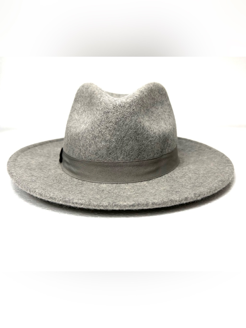 Tart California Wool Gray Fedora Hat with Ribbon Band